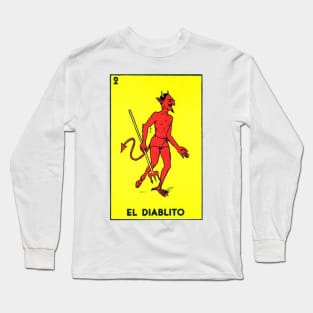 El Diablo Loteria Long Sleeve T-Shirt